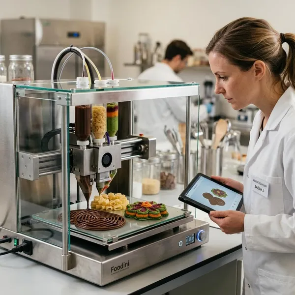 Hoe werkt een 3D-voedselprinter?