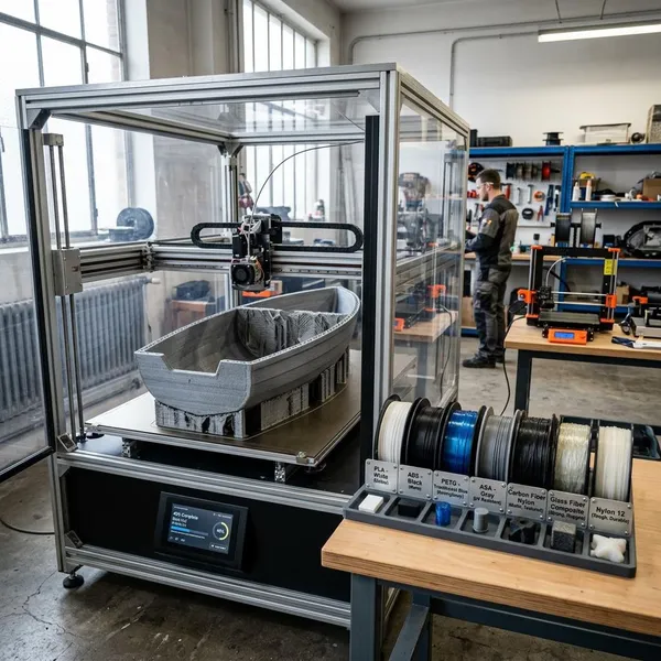 Waar de grenzen van 3D printen bij boten liggen