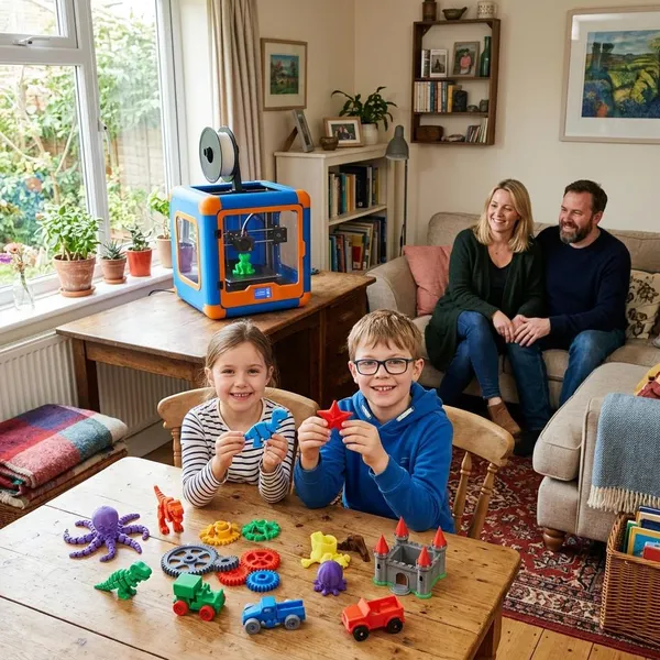 Welke 3D printer minder geschikt is voor kinderen