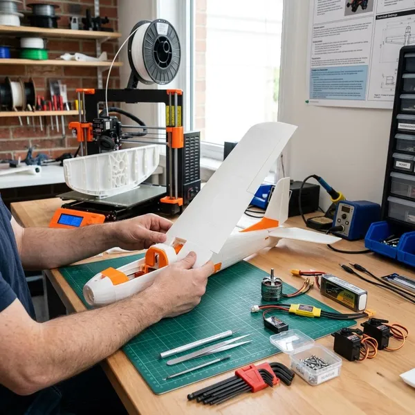 Wat je Nodig Hebt om een 3D Geprint RC Vliegtuig te Bouwen