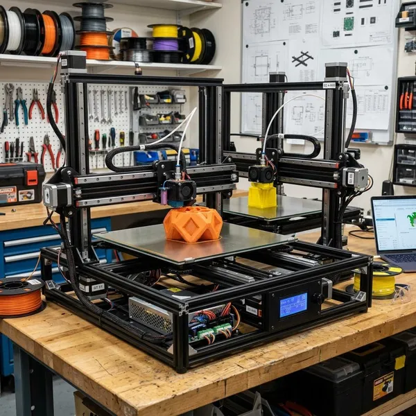dual gantry custom 3d printer